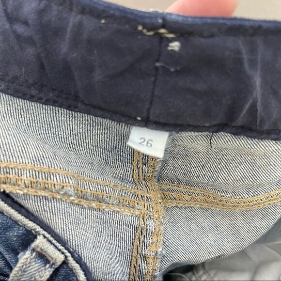 paige Hoxton Ankle Ramona Destroyed Skinny Jeans 26 - Picture 6 of 8